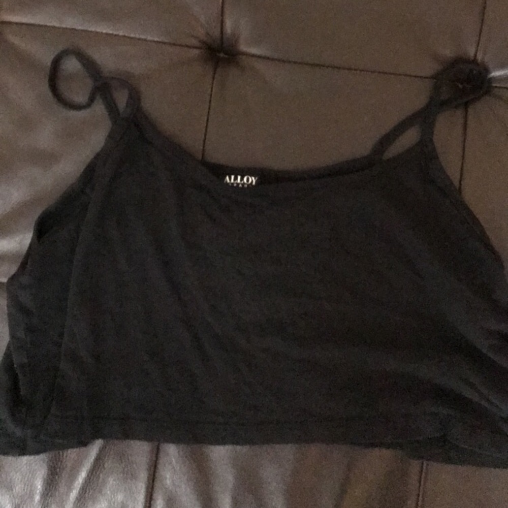 Black Crop Top